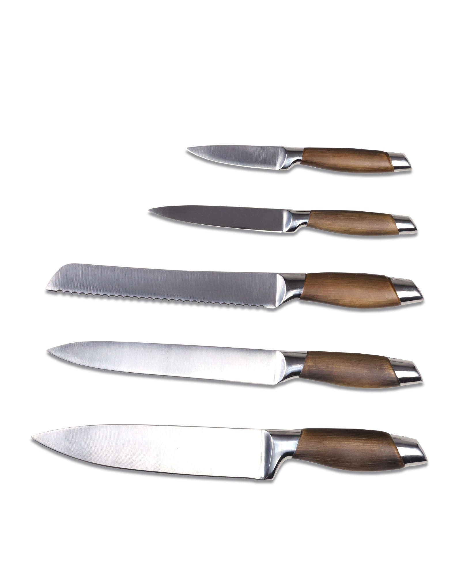 Yokama knivset brun