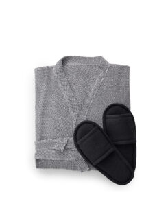 Hamam morgonrock med toffla från Ylleverket