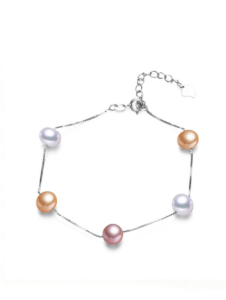 Armband med sötvattenspärlor - Mix